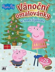 Jiri Models Peppa Pig - Vánoční omalovánky se samolepkami