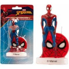 Dekora Dortová figurka Spiderman se svíčkou 9cm -