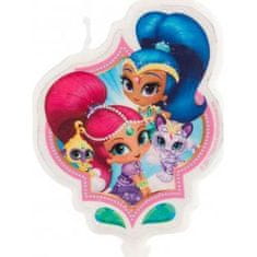 Dekora Svíčka na dort Shimmer and Shine 7cm -