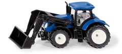 SIKU Blister - traktor New Holland s předním nakladačem