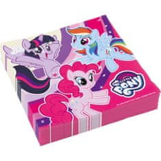 Amscan Papírové ubrousky My Little Pony 20ks 33x33cm -