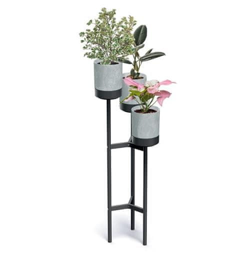 Prosperplast Stojan na květiny Bloomie Stand šedý 42 cm