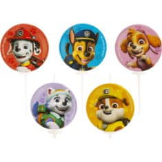 Dekora Svíčky na dort Paw Patrol 3cm 5ks -