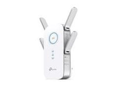 TP-Link Wi-Fi Range Extender, nástěnný, 4x externí anténa, 1x Gigabit Port