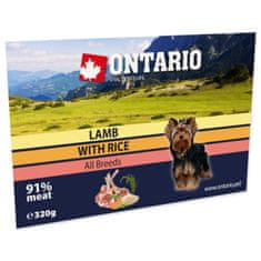 Ontario Vanička jehněčí s rýží 320g