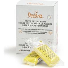 Decora Potahovací hmota 100g žlutá -