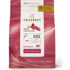 Callebaut Čokoláda Ruby 2,5kg -