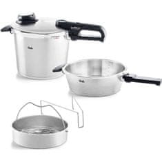 Fissler Tlakový hrnec Vitavit Premium 6l a 2,5l tlaková pánev -