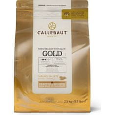 Callebaut Kvalitní belgická čokoláda 2,5kg 30% Gold caramel -