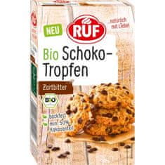 Ruf Bio čokoládové kapky 100g 50% kakaa -