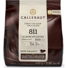 Callebaut Čokoláda 811 hořká 54,5% 0,4kg -