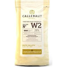 Callebaut W2 28% bílá čokoláda pecky 1 kg