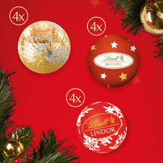 LINDT Adventní kalendář Sladké Vánoce, 115g