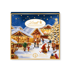 LINDT Adventní kalendář Vánoční trhy, 115g