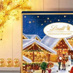 LINDT Adventní kalendář Vánoční trhy, 115g