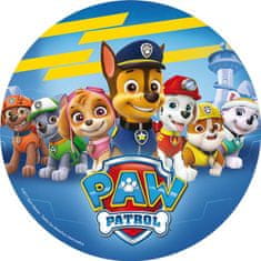 Dekora Jedlý papír Paw patrol - tlapková patrola všichni přátelé 20cm -