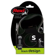 Flexi Vodítko Black Design páska S černé 5m