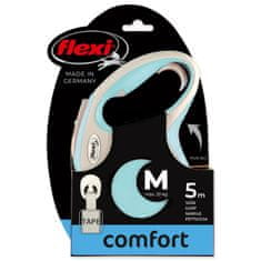 Flexi Vodítko New Comfort páska M světle modré 5m