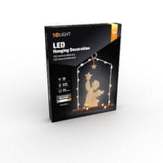 Solight Solight LED závěsná dekorace - anděl, 20x LED, 2xAA 1V248