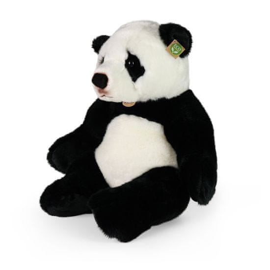 Rappa Plyšová panda sedící 46 cm ECO-FRIENDLY