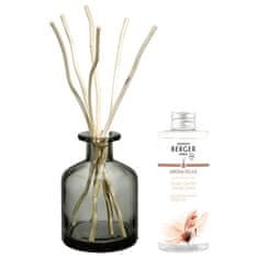 Maison Berger Paris Dárková sada Aroma Relax difuzér šedý + náplň Sladký Orient 180 ml