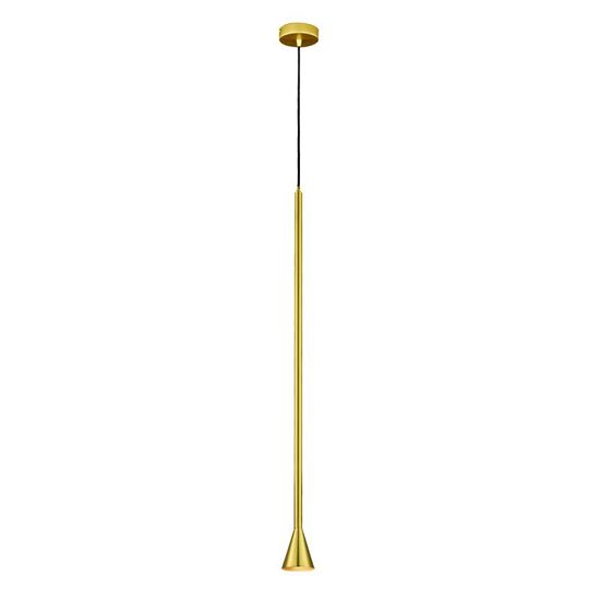 ACA ACA Lighting závěsné svítidlo 1XGU10 CLOUZOT zlatá kov IP20 D7,5XD10XH190CM YL22801PGD