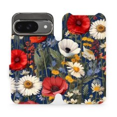 Mobiwear Knížkové flip pouzdro - Google Pixel 9 / 9 Pro - VP46S Temná louka