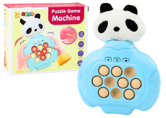 shumee Smyslové vibrace plyšové arkádové konzole Pop-It Panda Game