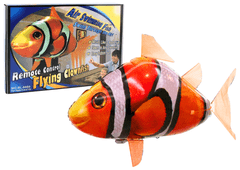 shumee Dálkově ovládaný rybí R/C Clownfish Orange Flying Balloon