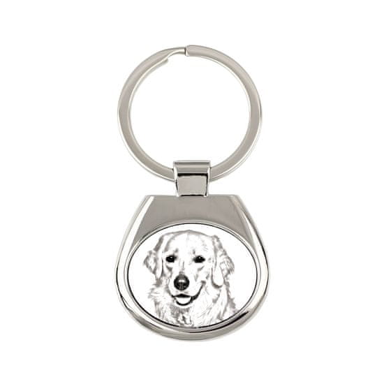 Artdog Kuvasz - klíčenka se psem, klíčenka s potiskem, personalizovaná visačka od Art-Dog