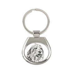 Artdog Bergamasco, Bergamský ovčák - klíčenka se psem, klíčenka s potiskem, personalizovaná visačka od Art-Dog