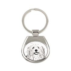 Artdog Coton de Tulear - klíčenka se psem, klíčenka s potiskem, personalizovaná visačka od Art-Dog