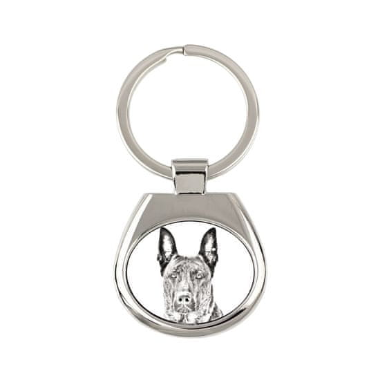 Artdog Holandský ovčák - klíčenka se psem, klíčenka s potiskem, personalizovaná známka od Art-Dog