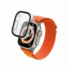 FIXED Ochranné pouzdro FIXED Pure s temperovaným sklem pro Apple Watch Ultra 49mm/Ultra 2 49mm, čiré