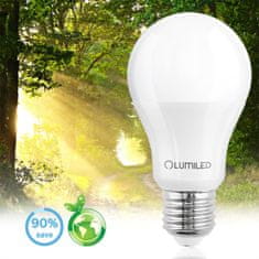 LUMILED 6x LED žárovka A60 E27 10W = 75W 1055lm 3000K Teplá bílá 260° 