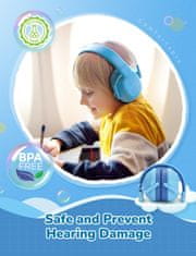 iClever Noise Cancelling Ear Muffs for Kids IC-EM01 Blue