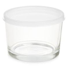 VIVALTO Skleněný lounchbox s víkem, 200 ml barva transparentní