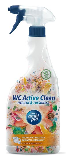 Ambi Pur WC Active sprej citron & leknín 750ml