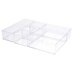 Eleganza Organizér na sponky do vlasů, kosmetiku - 6 přihrádek