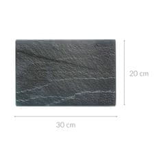 Zeller Krájecí prkénko ANTHRACITE SLATE, 30 x 20 cm