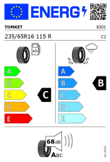 TOMKET SNOWROAD VAN 8PR 235/65 R16 R115