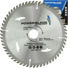 MAR-POL Kotouč pilový s SK plátky (vidiový), 160x60Tx22mm POWER BLADE M09056