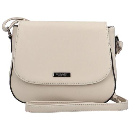 Delami Módní dámská crossbody kabelka Delami Little Charm, krémová