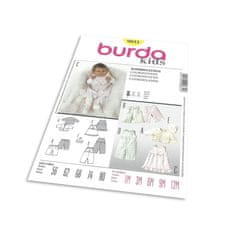 Burda Střih Burda 9831 - Mikinka, kalhoty, bodýčko a šatičky