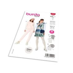 Burda Střih Burda 5967 - Volné tričkové šaty, tričko s dlouhým rukávem