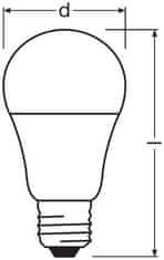 Osram OSRAM LED PARATHOM DIM CL A FR 75 dim 11W/827 E27