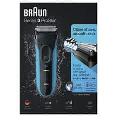 Braun Dobíjecí planžetový elektrický holicí strojek Series 3 3010s W&D