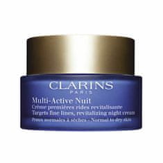 Clarins Revitalizační noční krém proti jemným vráskám pro normální a suchou pleť Multi-Active (Revitalizing