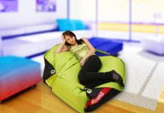 Beanbag Sedací pytel 189x140 duo limet - black