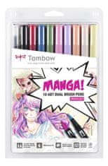 Tombow Oboustranný štětcový fix ABT - Manga Shojo 10 ks